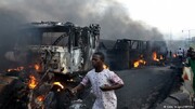 ببینید| اولین تصاویر از انفجار مرگبار تانکر سوخت در آفریقای جنوبی