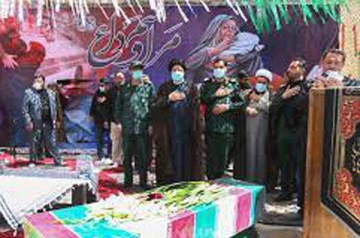 ببینید | حضور رئیس‌جمهور در مراسم تشییع شهدای گمنام در تهران