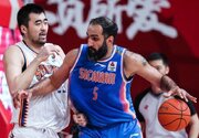 ببینید | لحظه مصدومیت شدید حامد حدادی در لیگ بسکتبال چین