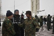 ببینید | امدادرسانی ماموران یگان ویژه به مردم گرفتار در برف کردستان
