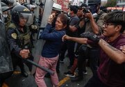 ببینید | کشته شدن ۱۸ نفر در جریان ناآرامی‌ها در پایتخت پرو