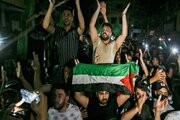ببینید | جشن فلسطینیان بعد از موفقیت عملیات قدس
