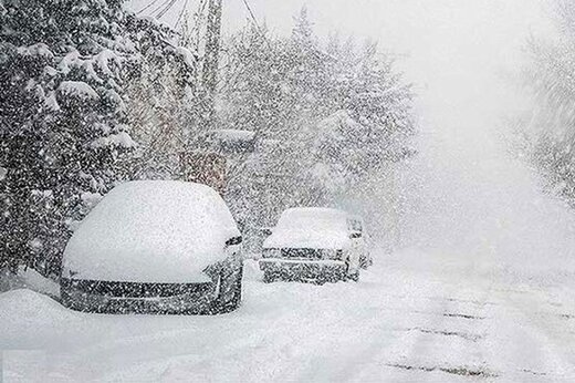 ببینید | برف شدید تهران از زاویه ای جدید و جذاب
