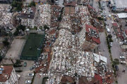 ببینید | تصاویر هوایی تکان‌دهنده از مناطق زلزله‌زده ترکیه‌ و حجم آوار برجای مانده