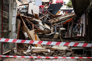 ببینید | تصاویری جدید از لحظه وقوع زلزله هولناک ترکیه از داخل یک استخر