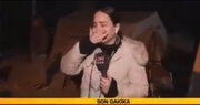 ببینید | اشک‌های بی‌امان خبرنگار زن ترک شبکه CNN در حین اعلام خبر زلزله جدید
