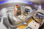ببینید | خدمات لاکچری پرواز بیزنس ایرلاین امارات برای مسیر تهران به دبی