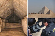 ببینید | کشف تازه و شگفت‌انگیز در هرم ۴۵۰۰ ساله مصر