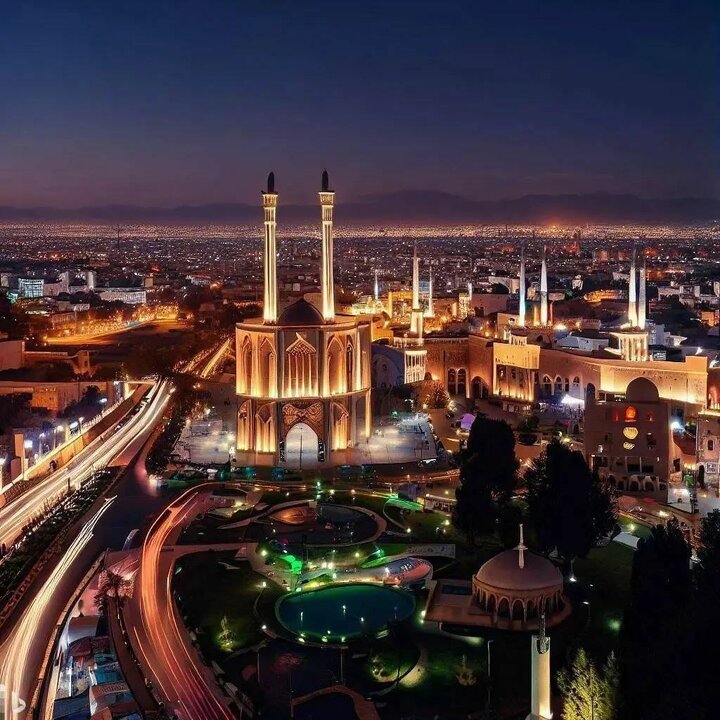 تصاویر هوش مصنوعی از تبریز در ۱۰۰ سال آینده