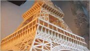 ببینید | ساخت برج ایفل با چوب کبریت