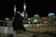 ببینید | تصاویر هوایی از شکوه مراسم شب قدر در مسجد جمکران