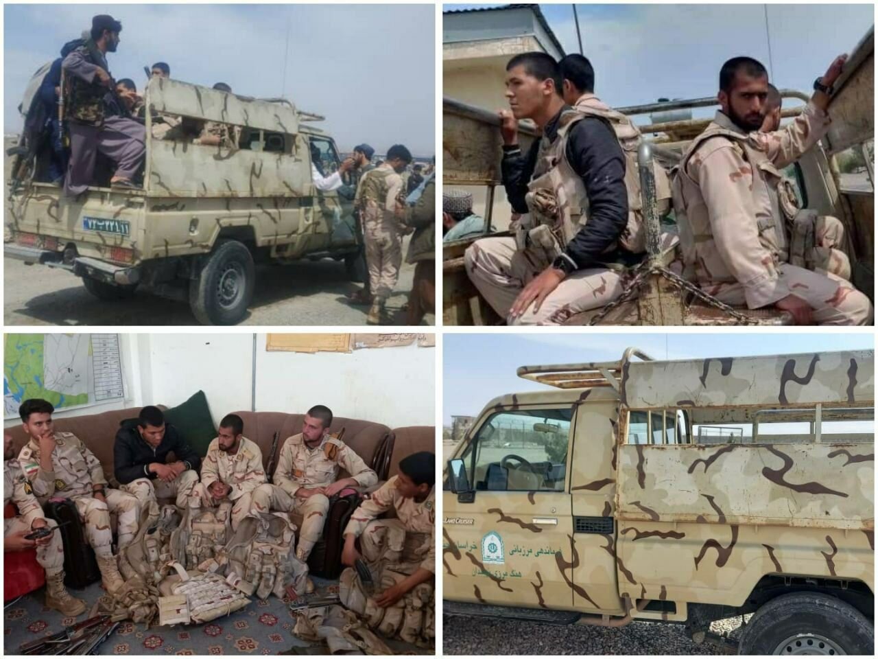 تصاویر | عکس‌هایی از ۶ مرزبان ایرانی بازداشت شده توسط طالبان؛ مرزبانان آزاد شدند